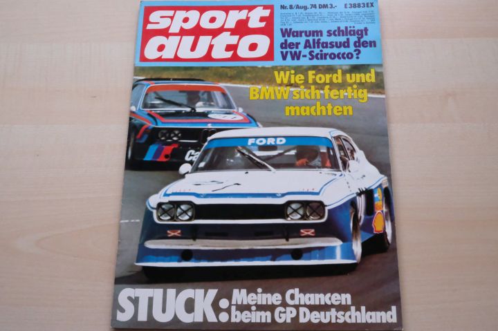 Deckblatt Sport Auto (08/1974)